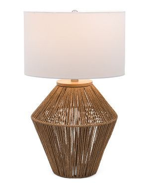 Rope Woven Table Lamp | TJ Maxx
