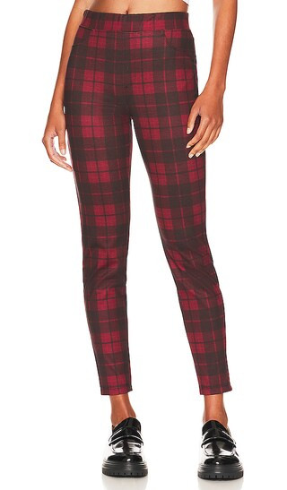 Runway Legging in Crimson Plaid | Revolve Clothing (Global)