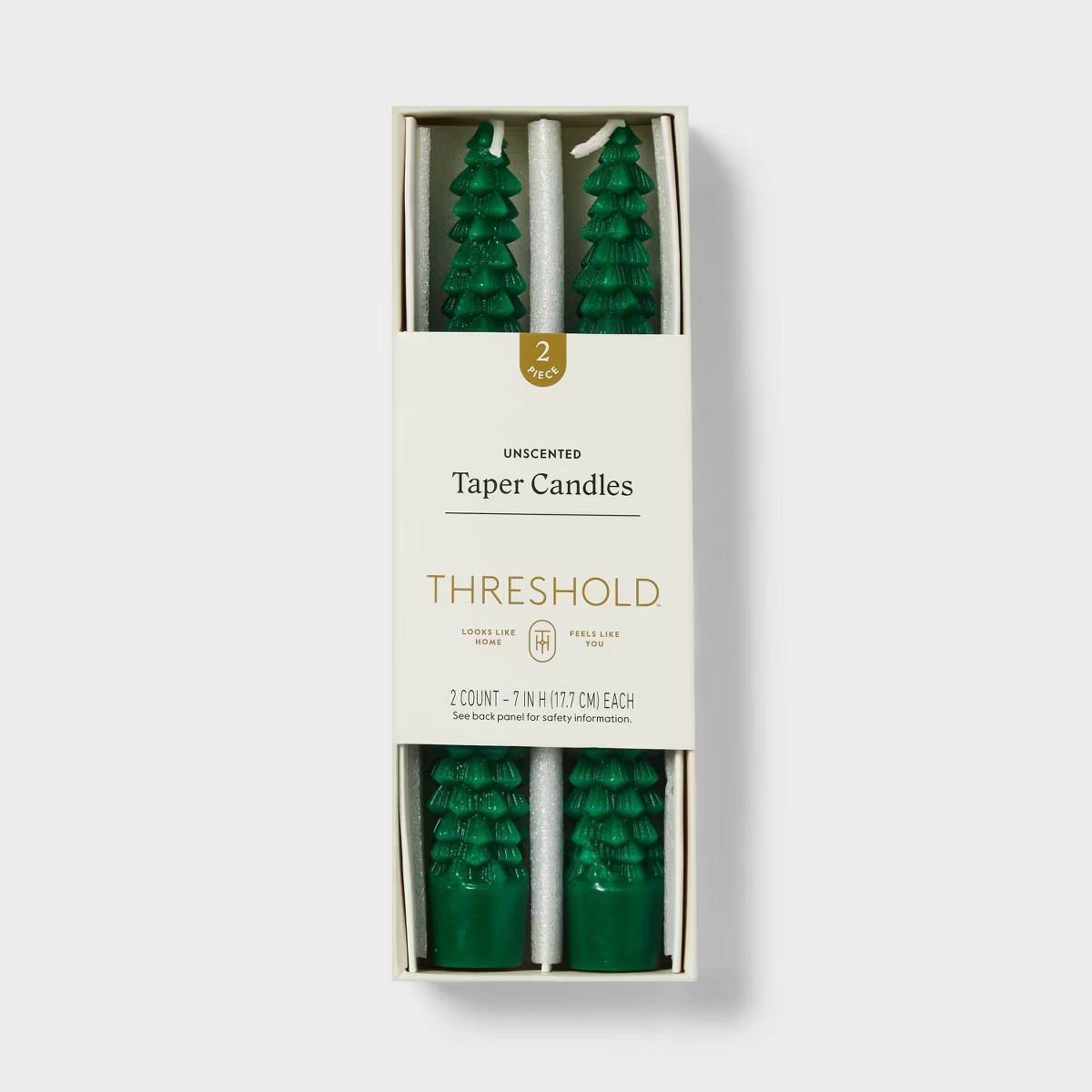 2pk Tree Taper Candle Set - Threshold™ | Target