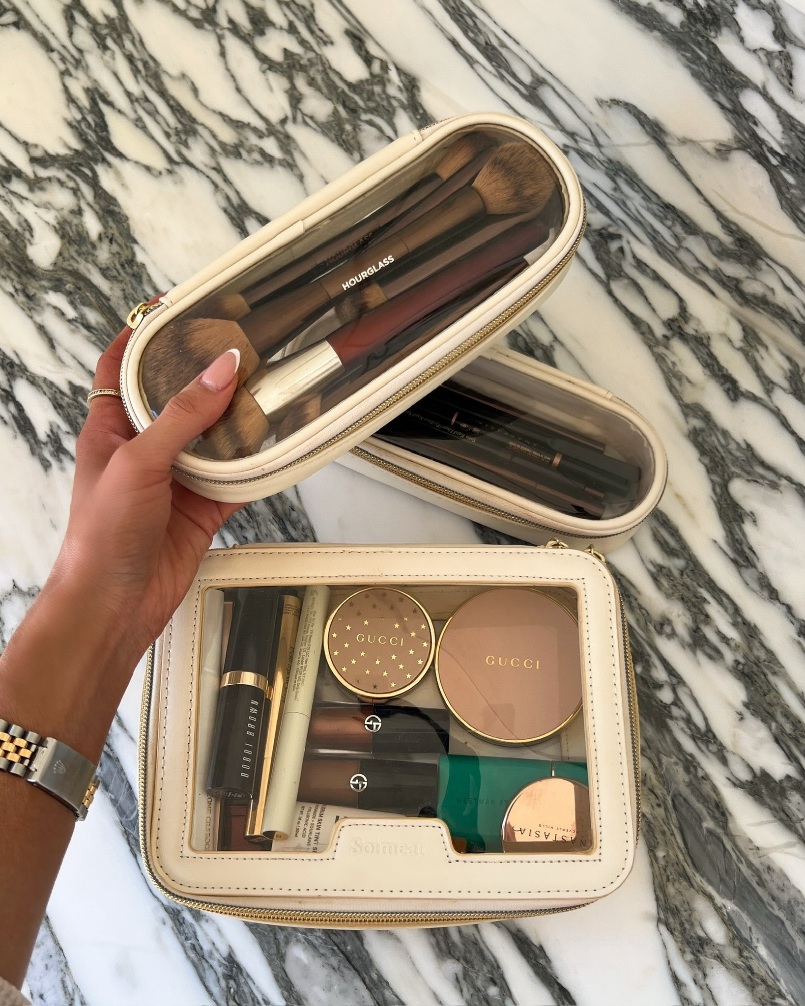Don’t travel anywhere this summer without these clear pouches from Amazon. They make organizing your makeup and skincare products a breeze!

#LTKTravel #LTKdayinmylife #LTKBeauty