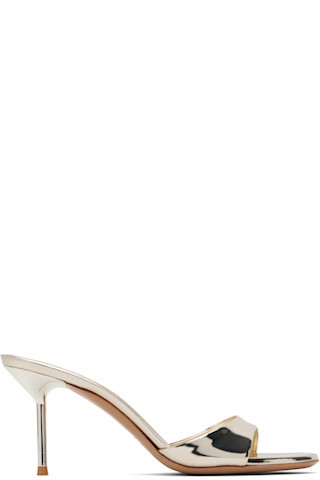 Gold Lidia Mules | SSENSE