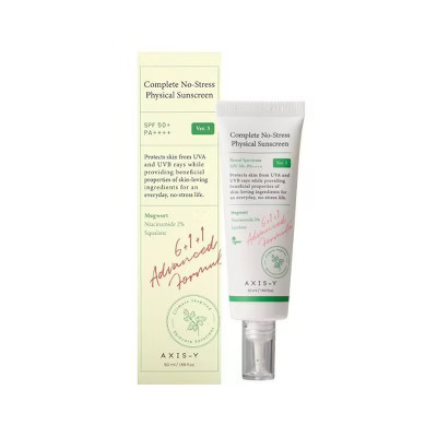 AXIS-Y Complete No-Stress Physical Sunscreen V.3 - SPF 50 - Travel Size - 1.69 fl oz | Target