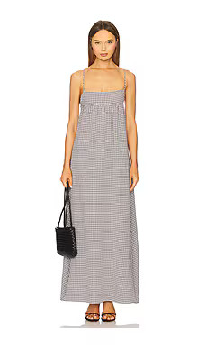 Stone Cold Fox x REVOLVE Liz Maxi Dress in Black & White Gingham from Revolve.com | Revolve Clothing (Global)