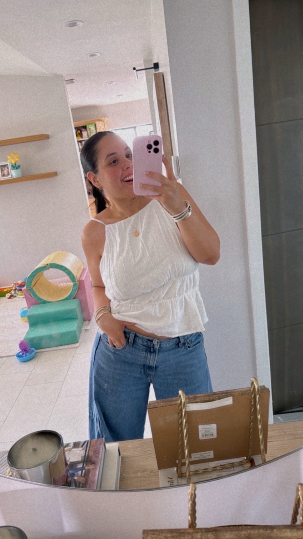 Perfect outfit for so many different occasions. Jeans are on sale! 

#LTKStyleTip #LTKSaleAlert #LTKMidsize