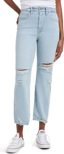 Good Boy Ripped High Waist Boyfriend Jeans | Nordstrom