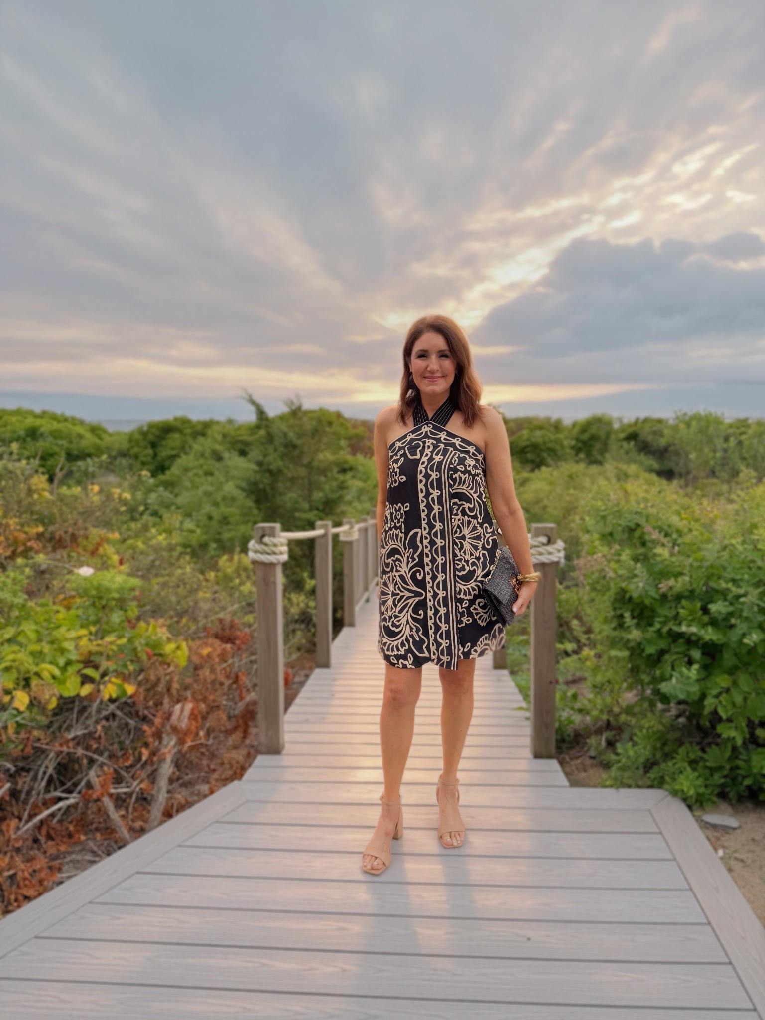 Effortless and elevated beach resort  vacation look featuring breezy neutrals, gold accents, and a flattering silhouette. Styled with comfortable sandals, a structured straw bag, to stay chic in the heat. Everything is linked for easy summer packing! 
I’m wearing a small. 
#resortlook #vacationdress
Resort look. Vacation dress

#LTKSaleAlert #LTKTravel #LTKStyleTip