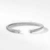 Cable Classics Color Bracelet with Pearls and Pavé Diamonds | David Yurman