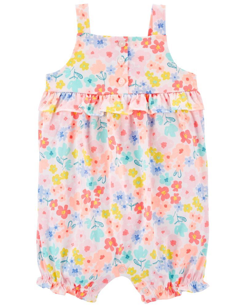 Floral Cotton Romper | Carter's