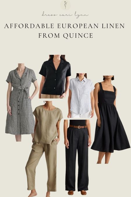 No one does linen like Quince.  So lovely and so affordable.