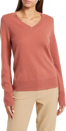 V-Neck Cashmere Sweater | Nordstrom Rack
