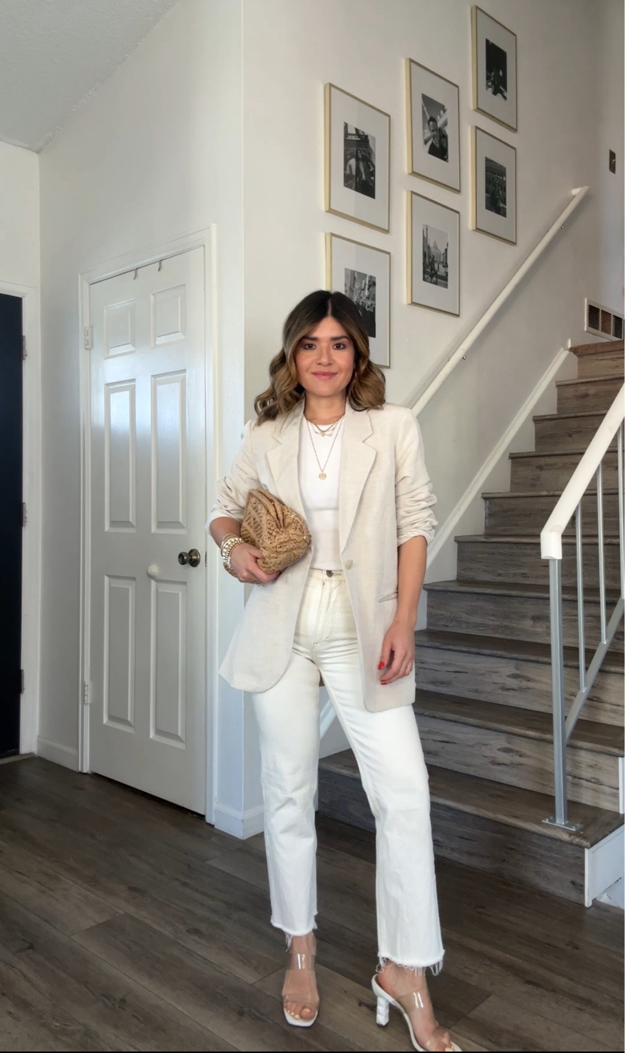 These Abercrombie jeans have become a staple in my closet!
Blazer size small
Jeans size 24 short
Spring outfit, white jeans, summer outfit, summer style

#LTKfindsunder100 #LTKSeasonal #LTKstyletip