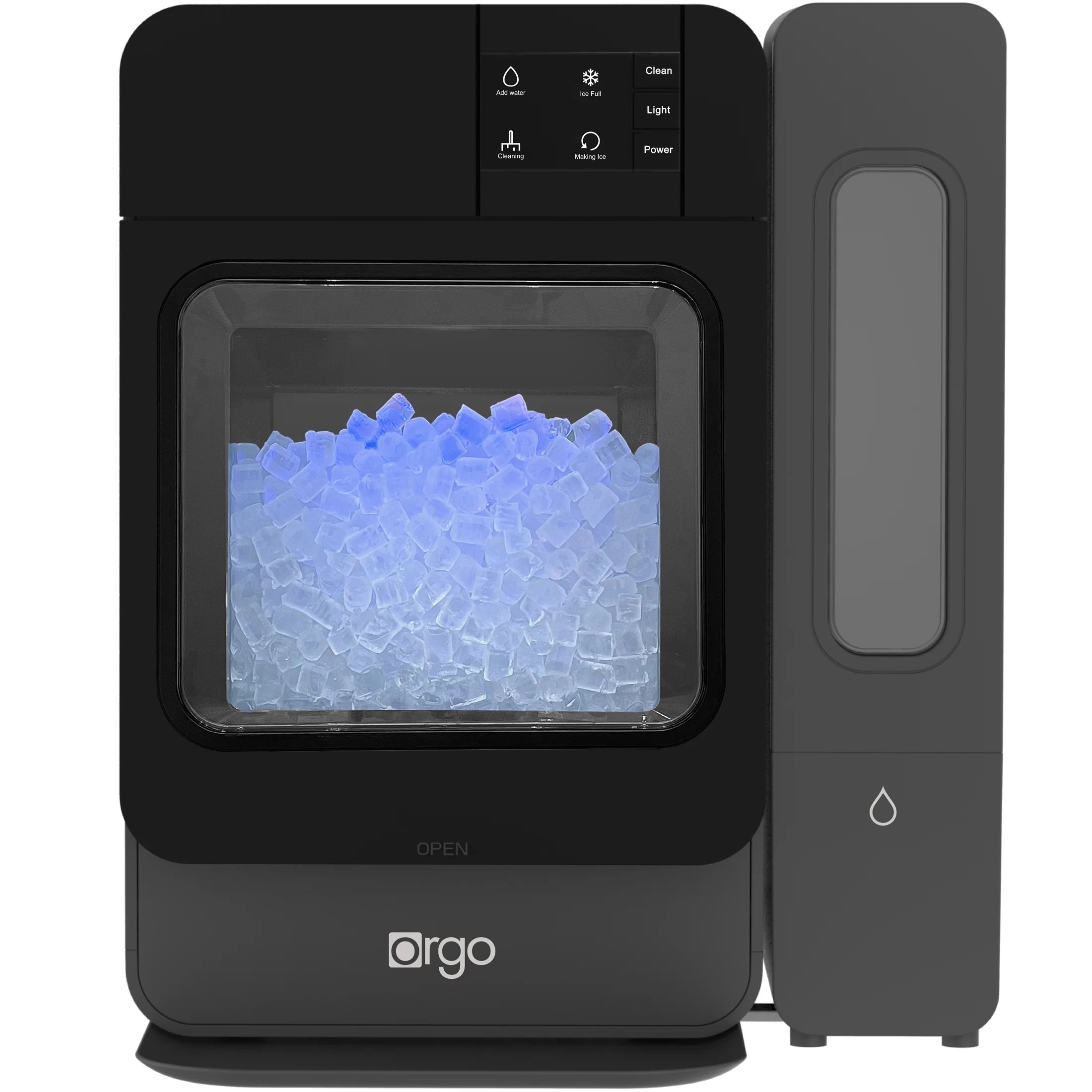 Orgo Products The Sonic Countertop Ice Maker, Nugget Ice Type, Black | Walmart (US)