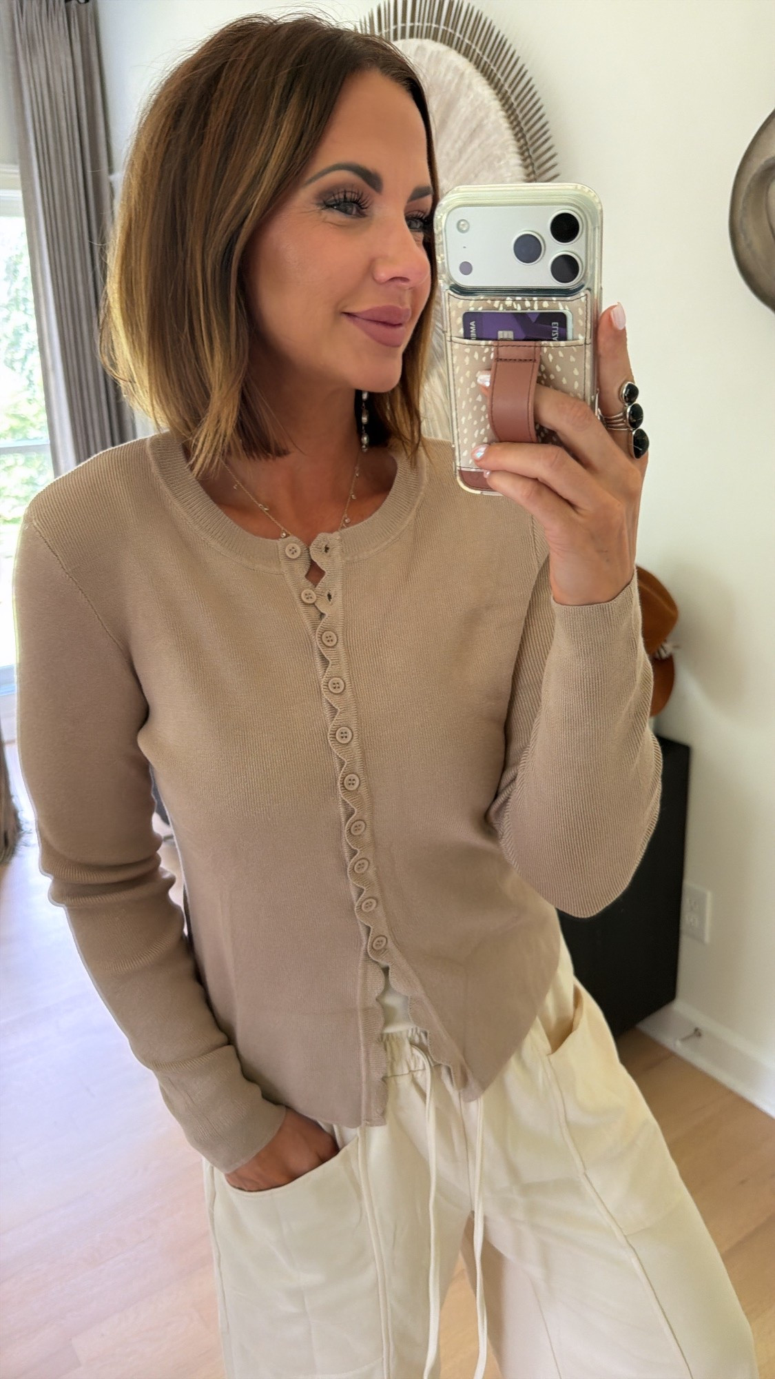 amazon grace karin cardigan and comfy pants! ♥️

#LTKootd #LTKSeasonal #LTKSaleAlert