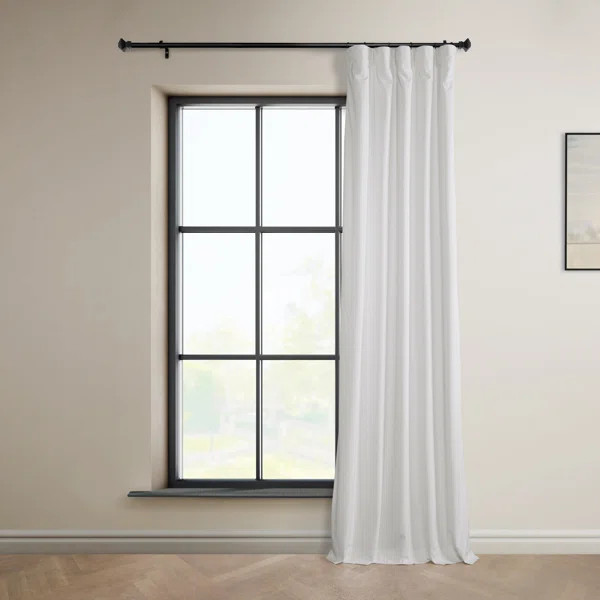 Heritage Plush Velvet Curtains for Bedroom - Room Darkening Curtains for Living Room Window Singl... | Wayfair North America
