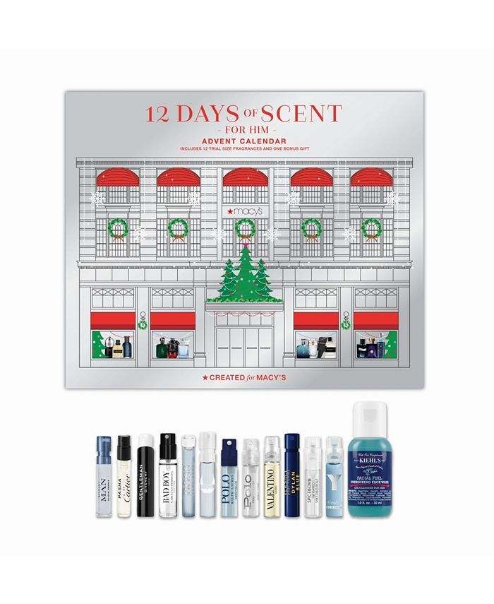 Created For Macy's Macy's Favorite Scents 12 Days Of Scent For Him Advent Calendar with Bonus Gif... | Macys (US)