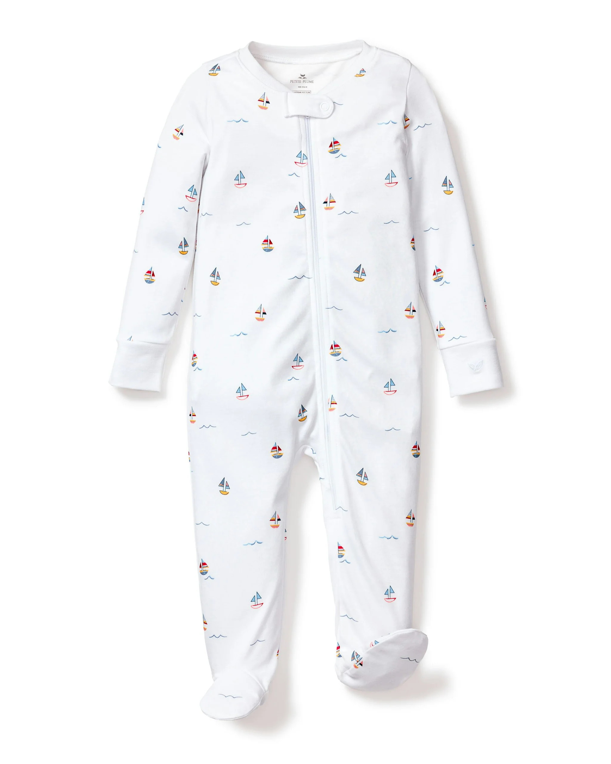 Baby's Pima Romper in Bateau | Petite Plume