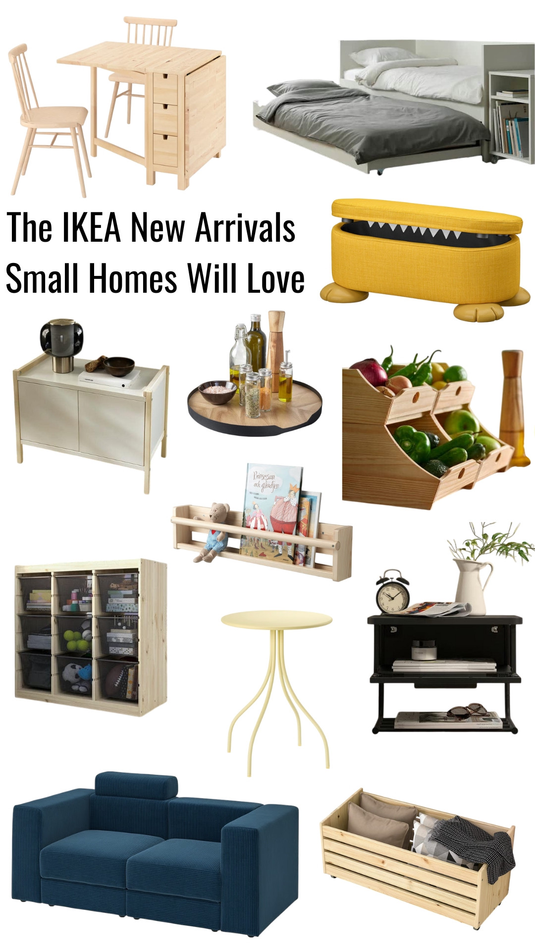 Living in a small home means every piece of furniture has to earn its place. These IKEA small-space furniture finds pull double (and triple) duty — from space-saving daybeds and multifunctional tables to smart storage furniture and flexible seating that works in apartments, tiny homes, studios, and guest rooms. Ideal for anyone looking for small apartment furniture, dual-purpose furniture, or practical tiny home living ideas. Smart, space-saving furniture designed for small homes. 

 #LTKHome