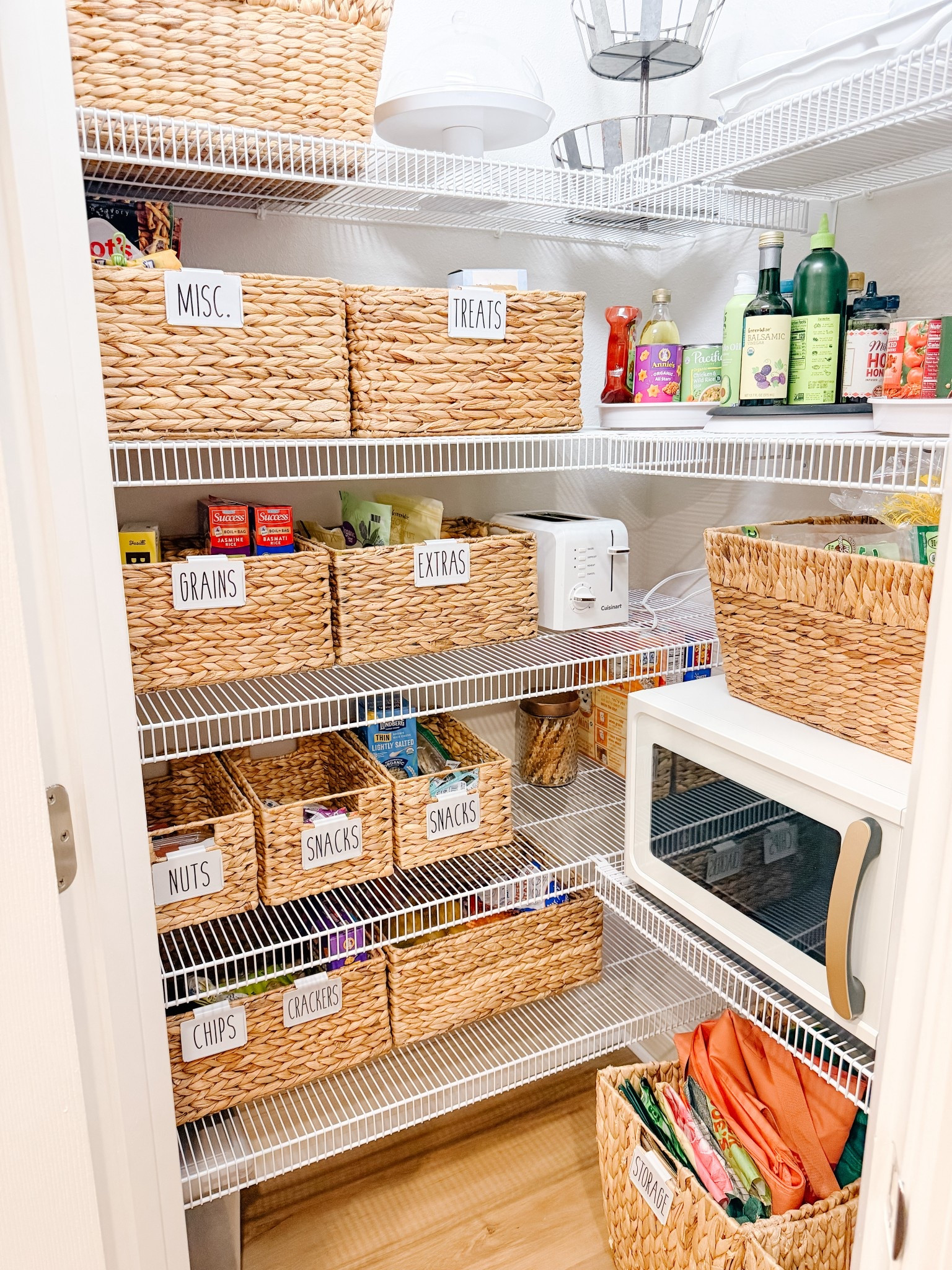 All the pantry organization links! 
Home Goods is another great place for these baskets!

#LTKHome