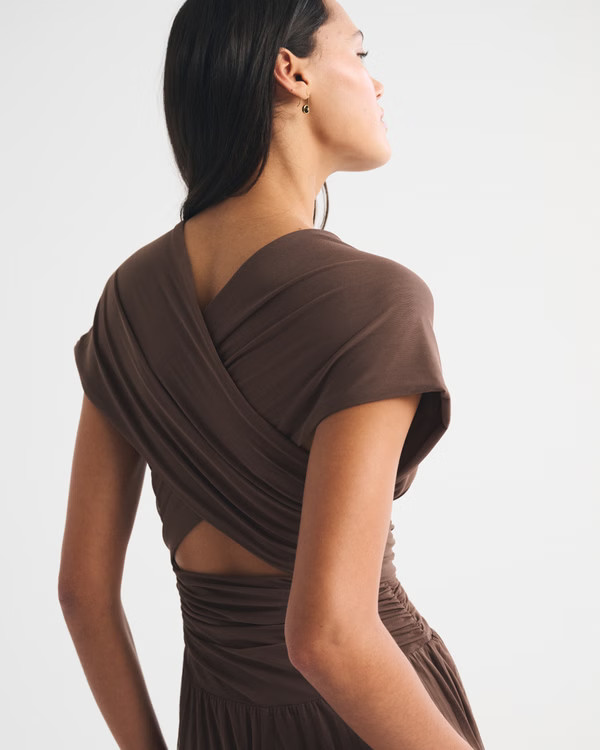 A&F Giselle Convertible Maxi Dress | Abercrombie & Fitch (US)