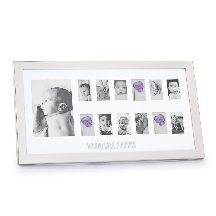 First Years Silver Photo Frame | Mark and Graham