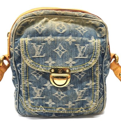 Louis Vuitton Camera Bag M95348 Shoulder Pochette Monogram Denim×Gold LV＃＃ | eBay US