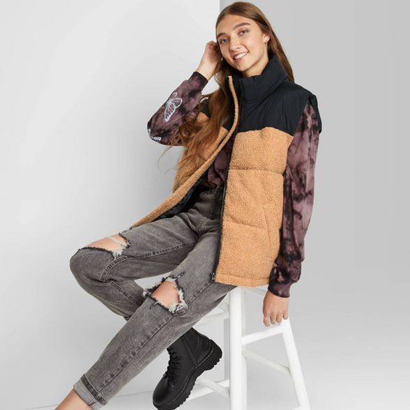 Women's Oversized Puffer Vest - Wild Fable™ | Target