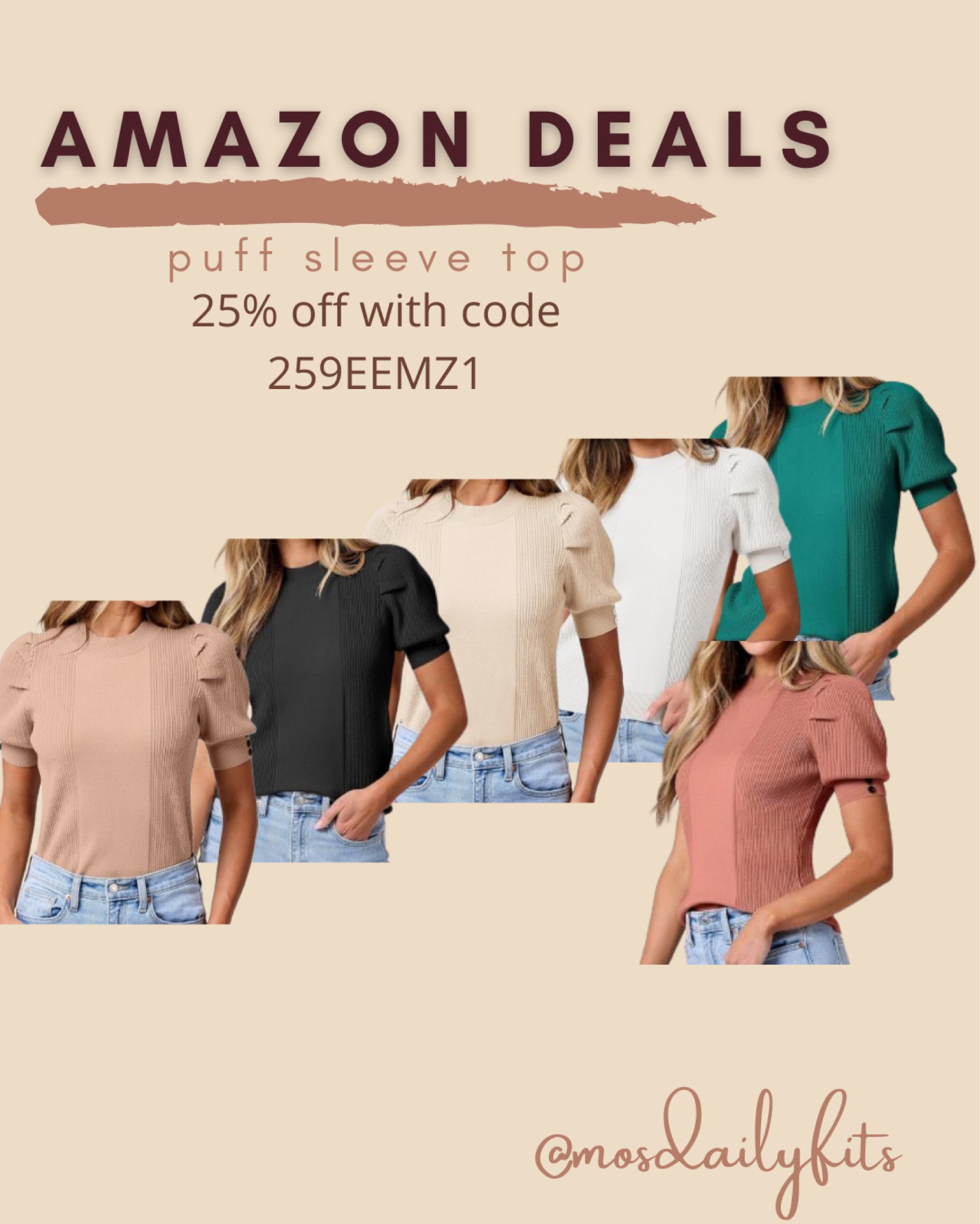 $15 ends 8/3

Amazon fashion
Amazon deals
Puff sleeve top
Workwear top



#LTKSaleAlert #LTKFindsUnder50 #LTKStyleTip