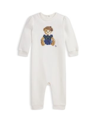 Girls' Polo Bear Fleece Coverall - Baby | Bloomingdale's (US)