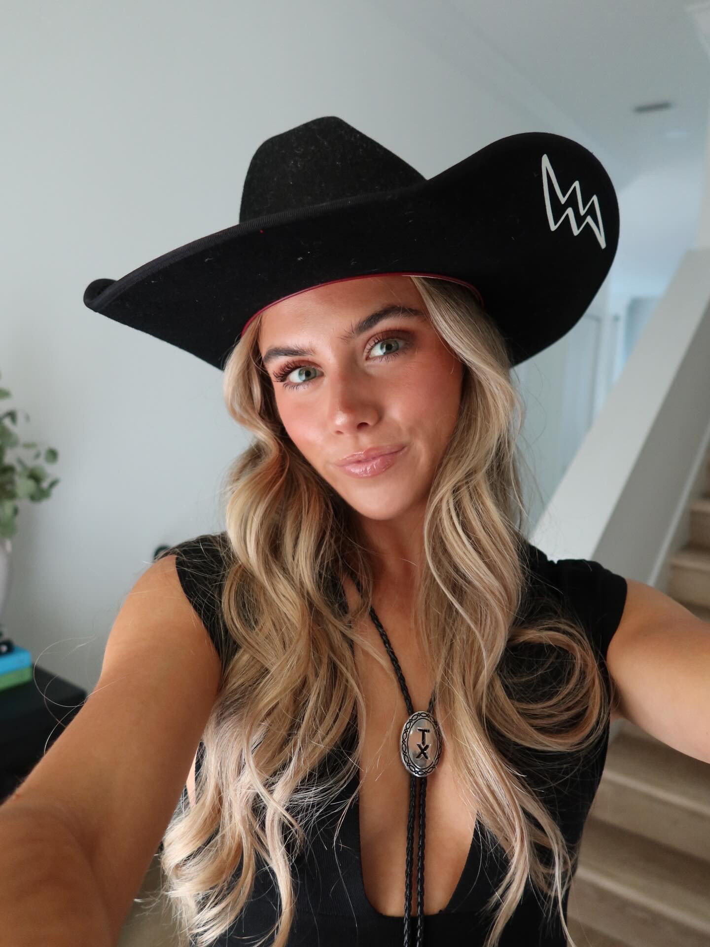 wild wild west or something like that | PBR outfit! This is what I wore to the rodeo. My dress is from we wore what size XS. My hat is Wild as Heck. The Priscilla, a striking unisex hat featuring matching lightning bolt details on either side. Perfect for those who dare to stand out, this hat embodies fearless fashion with a modern twist 

#LTKBeauty #LTKSeasonal #LTKootd