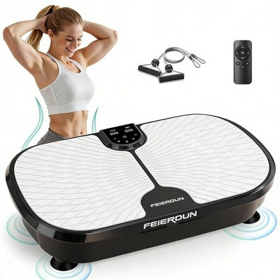 FLYBIRD Vibration Plate Exercise Machine, Curved Vibration Plate for Lymphatic Drainage Weight Loss,400 LBS Capacity | Target