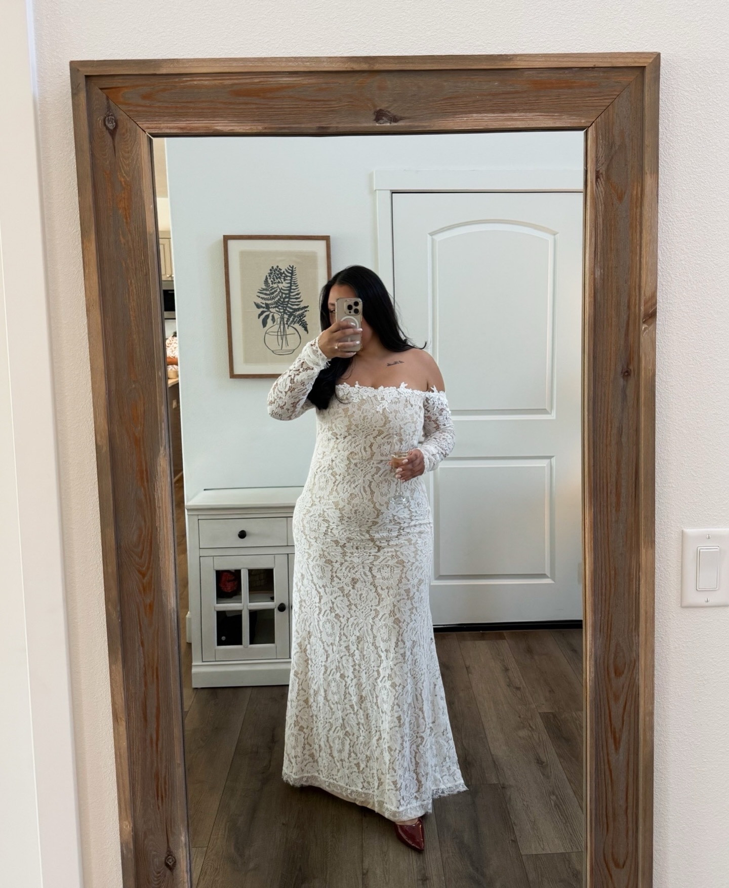 Perfect white lace dress. So so flattering! Loved this for my Bridal shower💍🤍

#LTKWedding #LTKootd #LTKMidsize