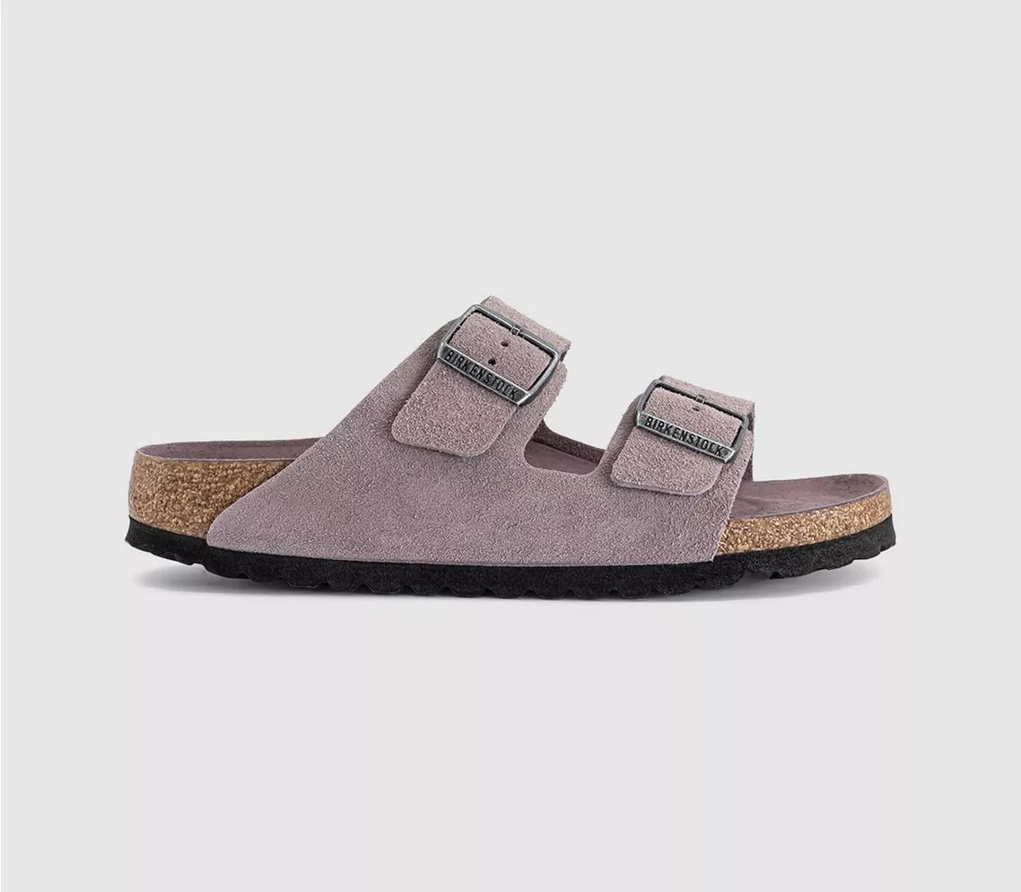 BIRKENSTOCK Arizona Two Strap Sandals Faded Purple Tfb - Women’s Sandals | Office Shoes (UK)
