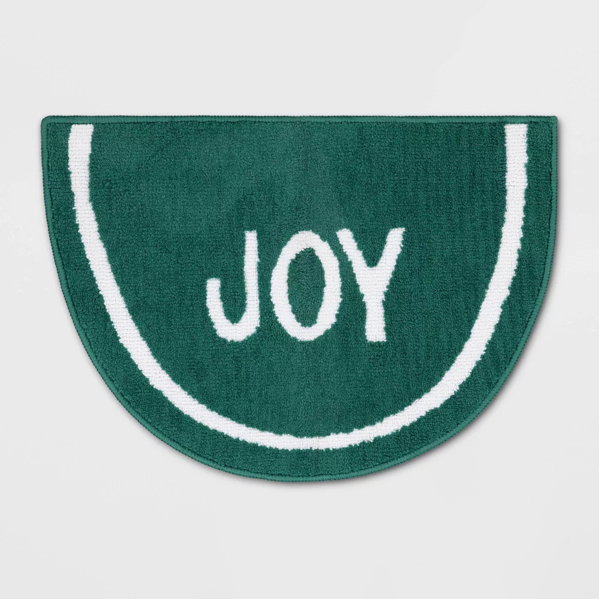 17"x24" 'Joy' Christmas Bath Rug Green - Wondershop™ | Target