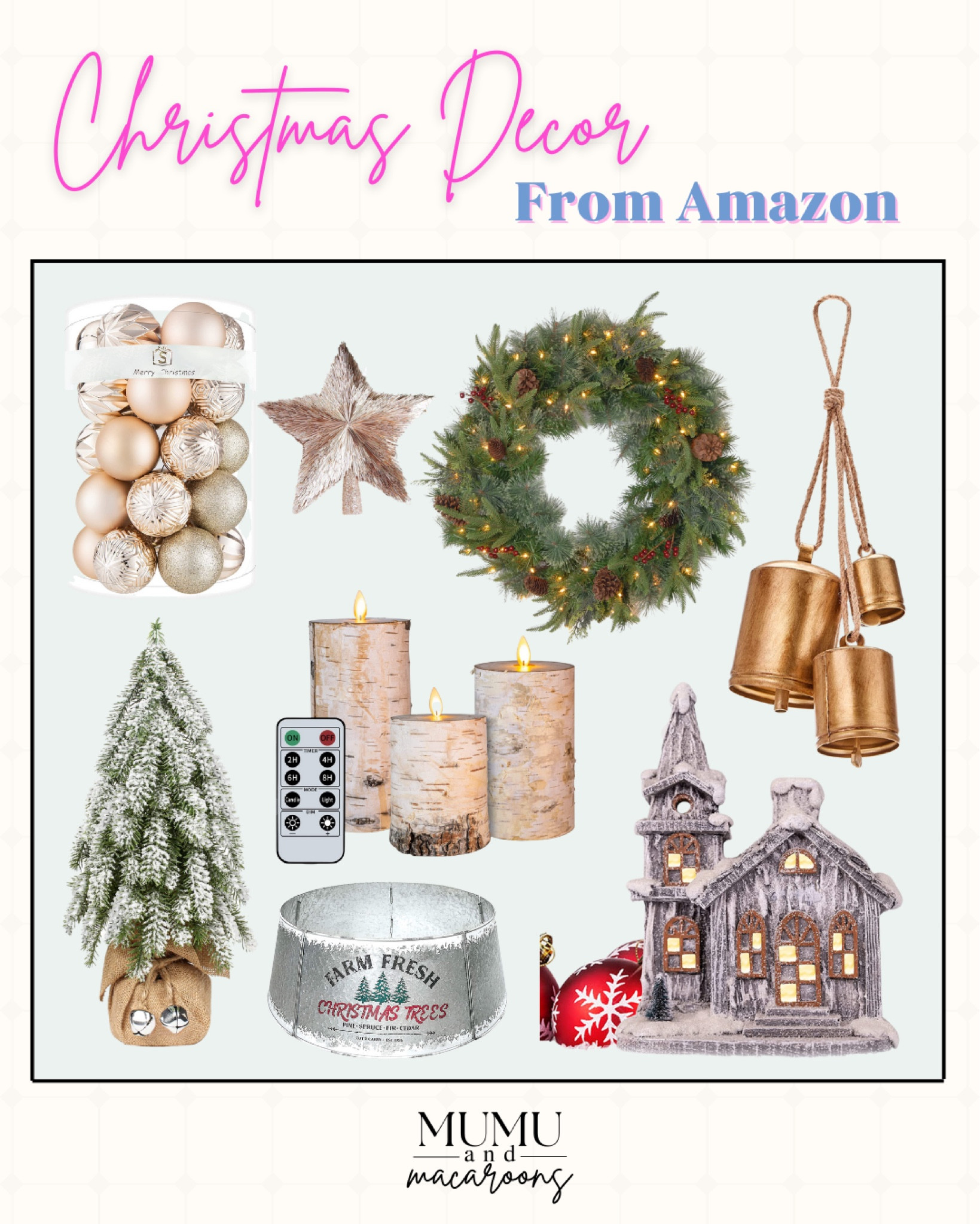 Fun Christmas decors from Amazon!

#amazondfinds #christmasdecorinspo #christmasornaments #holidaytablescape #whiteandgold

#LTKhome #LTKSeasonal #LTKHoliday