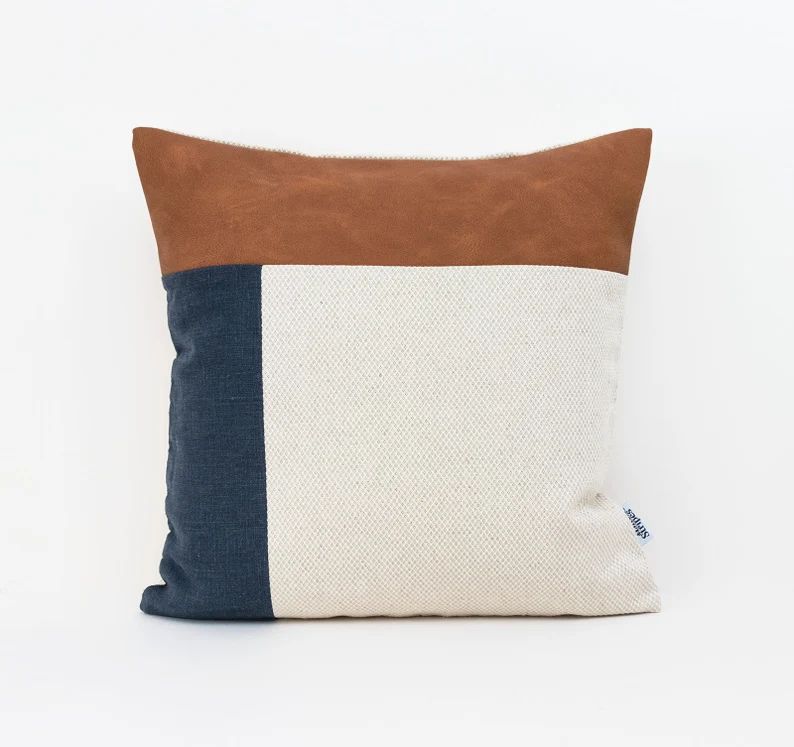 Natural Linen Pillow Cases Decorative Pillow Covers Faux | Etsy | Etsy (US)
