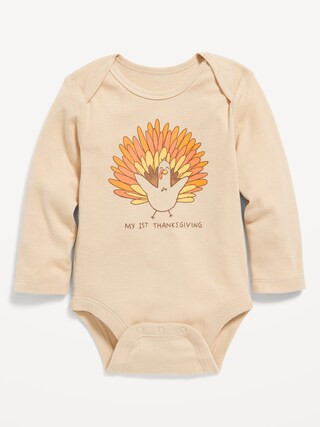 Unisex Long-Sleeve Graphic Bodysuit for Baby | Old Navy (US)