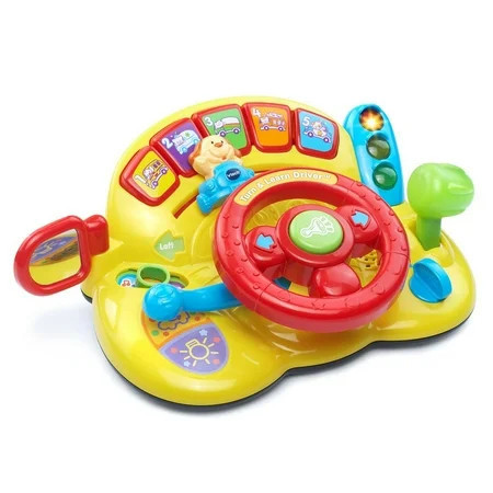 VTech Turn and Learn Driver (Frustration Free Packaging) Yellow Frustration-Free Packaging | Walmart (US)