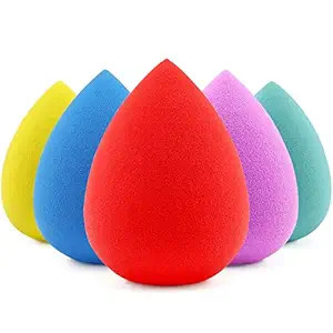 BEAKEY 5 Pcs Makeup Sponges Set, Foundation Blending Paw Paw Sponge, Latex Free Beauty Sponges Fl... | Amazon (US)