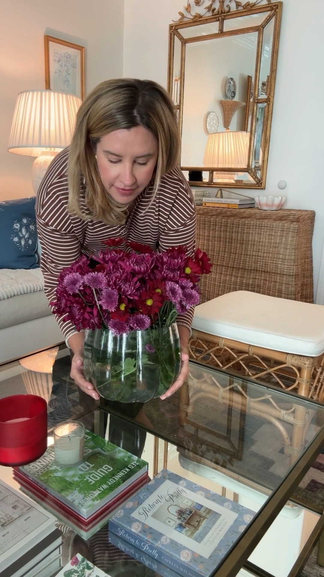 Cute versatile pumpkin! Using this for candy and flower arrangements all season long! Also loving this pullover. Ordering it in more colors too. Get ready to be sick of seeing me in it 😚 

#LTKMidsize #LTKParties #LTKSeasonal