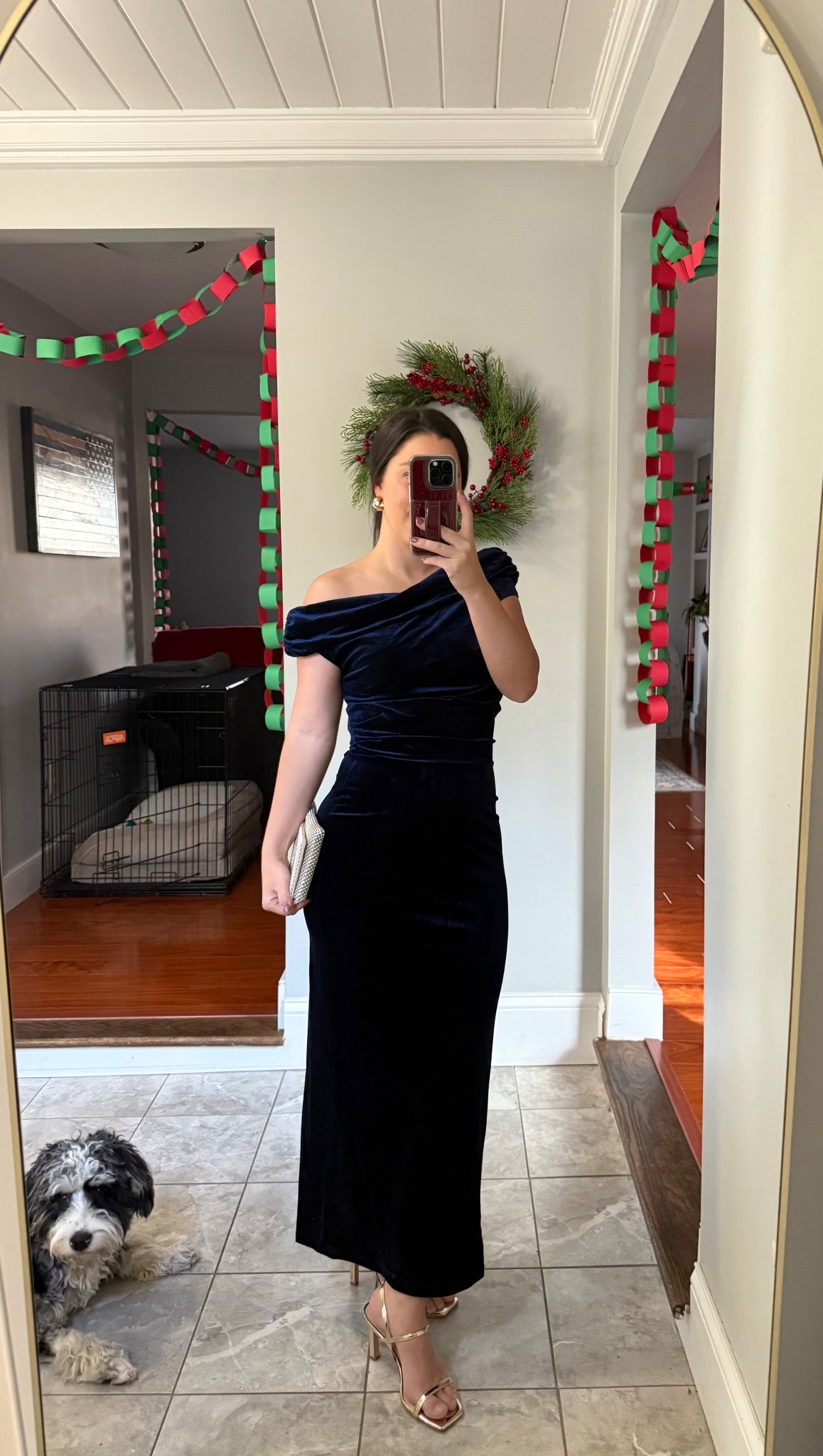 Petite friendly winter cocktail / wedding guest dress! Love this deep navy color for the winter! Selling out fast at Nordstrom, you can also get it directly from ASTR - I linked both options! 

Wearing size xs.

Winter wedding guest dress, winter formal dress, winter cocktail dress, petite dress, navy blue dress, velvet dress, holiday dress, Christmas, navy and gold, off the shoulder dress 

#LTKPetite #LTKSeasonal #LTKHoliday