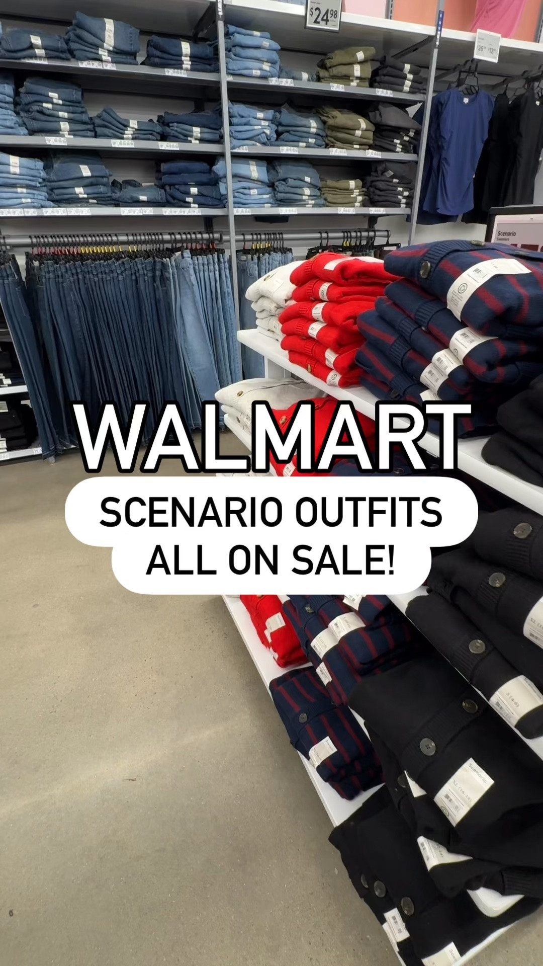 Instagram reel, Walmart fashion, Walmart style, Walmart try on, Walmart sale, scenario outfit