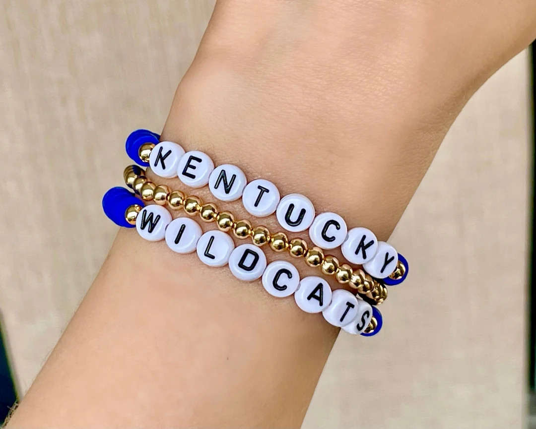 Kentucky Wildcats Graduation Gift, UK Wildcats Kentucky Jewelry, University of Kentucky Bracelets... | Etsy (US)