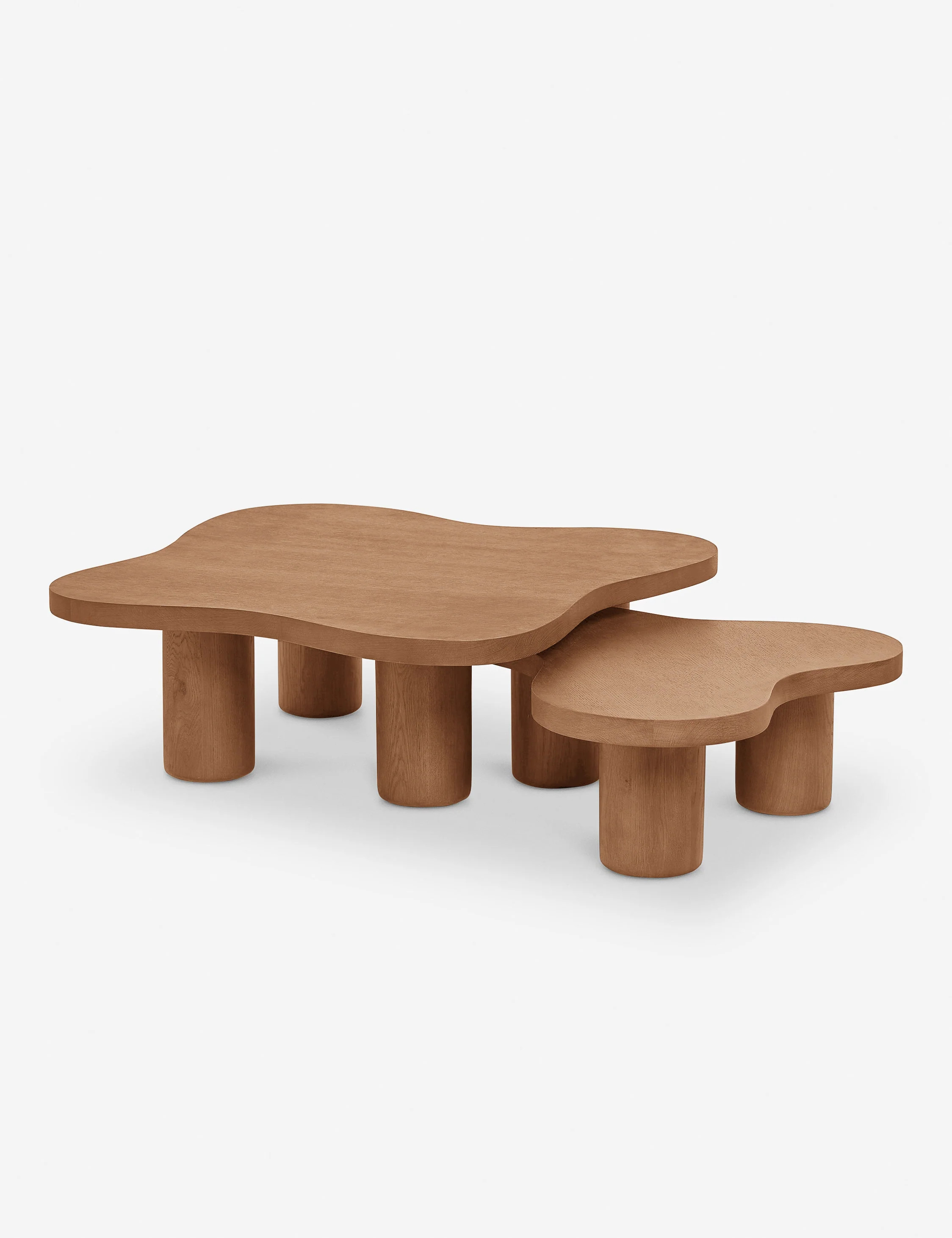 Ombra Nesting Coffee Table, Natural, Small | Lulu and Georgia 