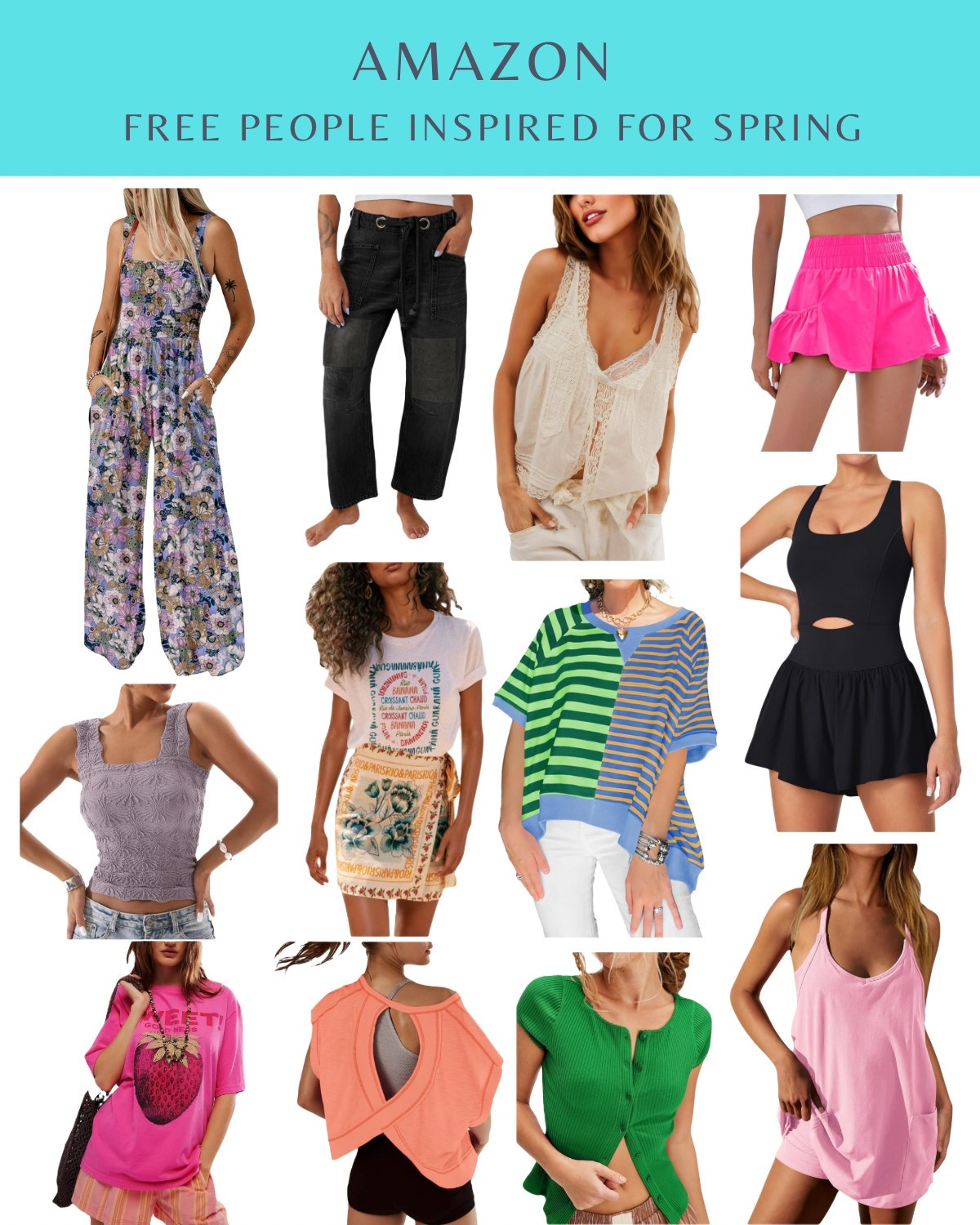 All my favorite FP inspired looks for spring from Amazon! 

#LTKStyleTip #LTKSeasonal #LTKFindsUnder100
