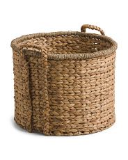 Extra Large Natural Storage Basket With Braided Handles | TJ Maxx