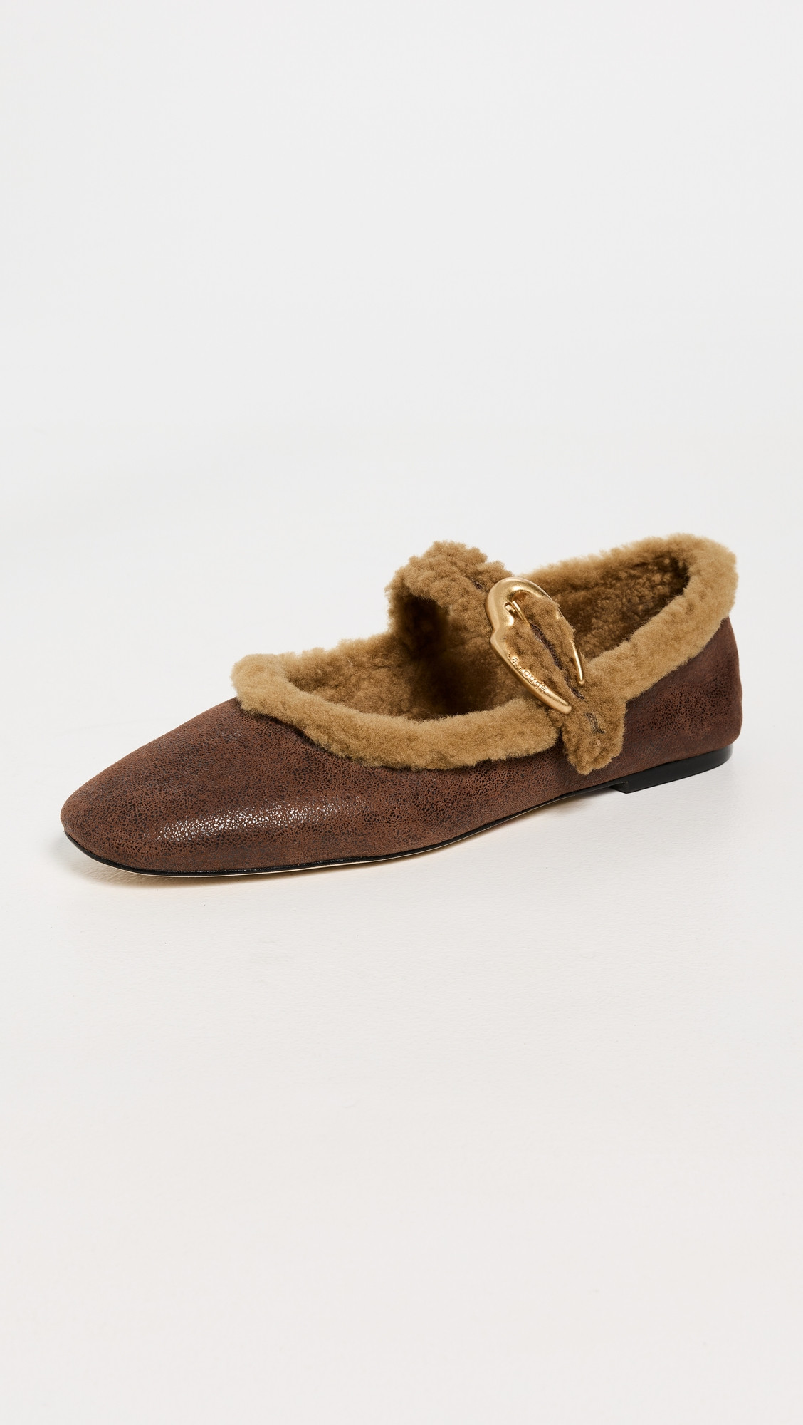 Larroudé Verona Ballet Flats Brown 8 | Shopbop