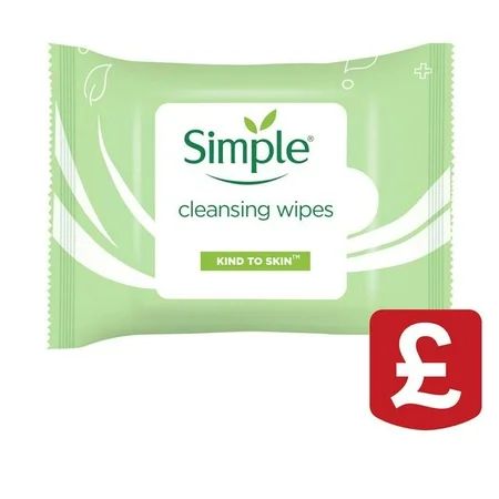 Simple Kind to Skin Cleansing Face Wipes 25 per pack - European Version NOT North American Variety - | Walmart (US)