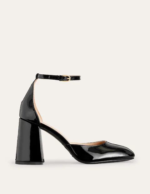 Escarpins en cuir verni - Noir verni | Boden FR | Boden (FR)