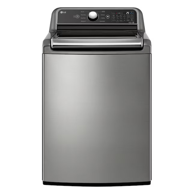 LG TurboWash 5.5-cu ft High Efficiency Impeller Smart Top-Load Washer (Graphite Steel) ENERGY STA... | Lowe's