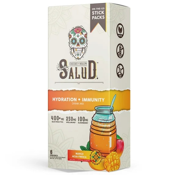 Taste Salud, Hydration + Immunity Drink Mix, Mango, 1.27 oz | Walmart (US)